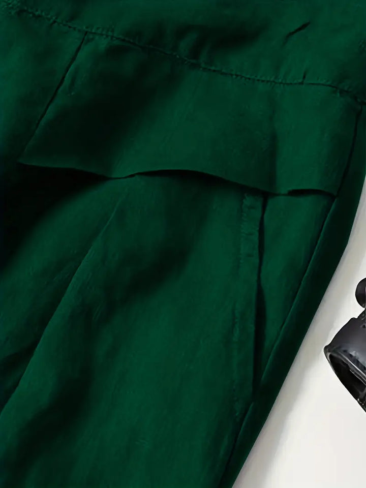 Janelle | Solid Wide Leg Trousers