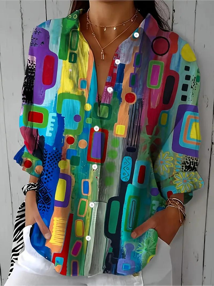 Shane | Trendy Multicoloured Blouse