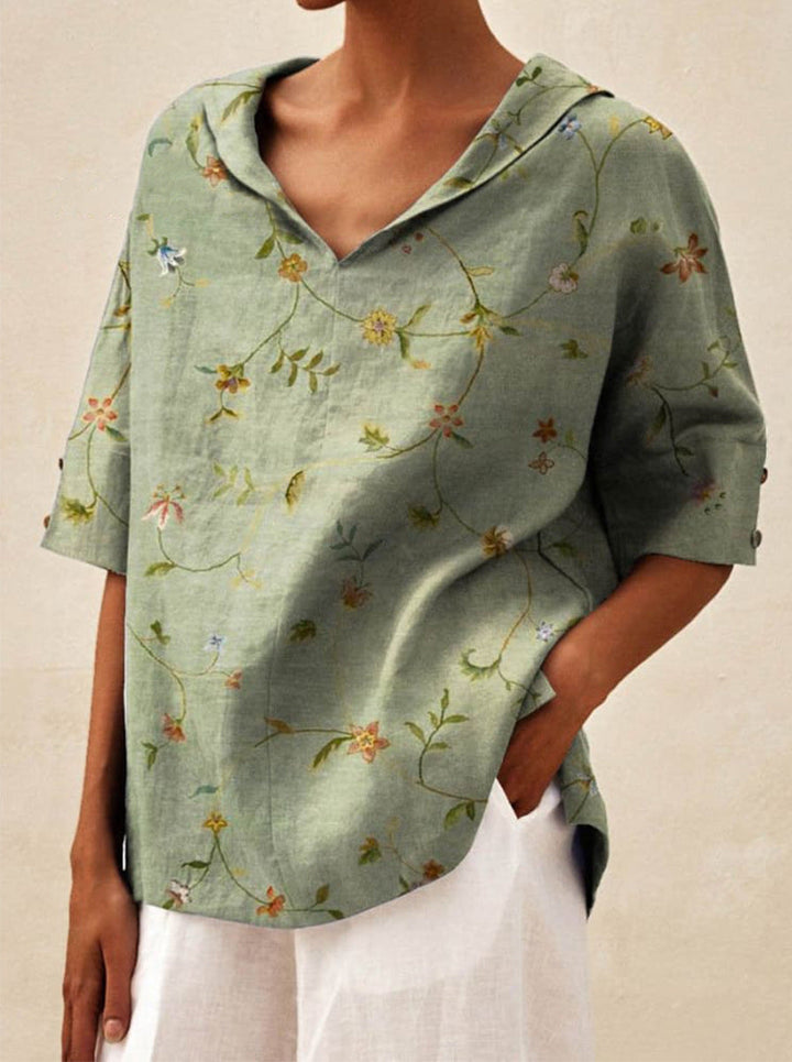 Bettina | Elegant Linen Top