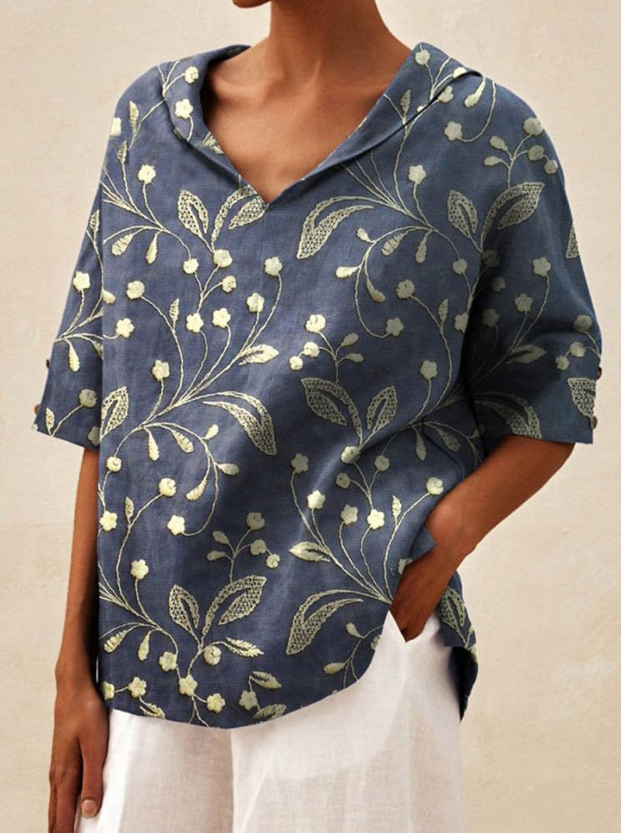 Bettina | Elegant Linen Top
