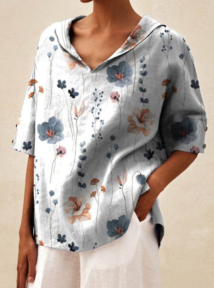 Bettina | Elegant Linen Top