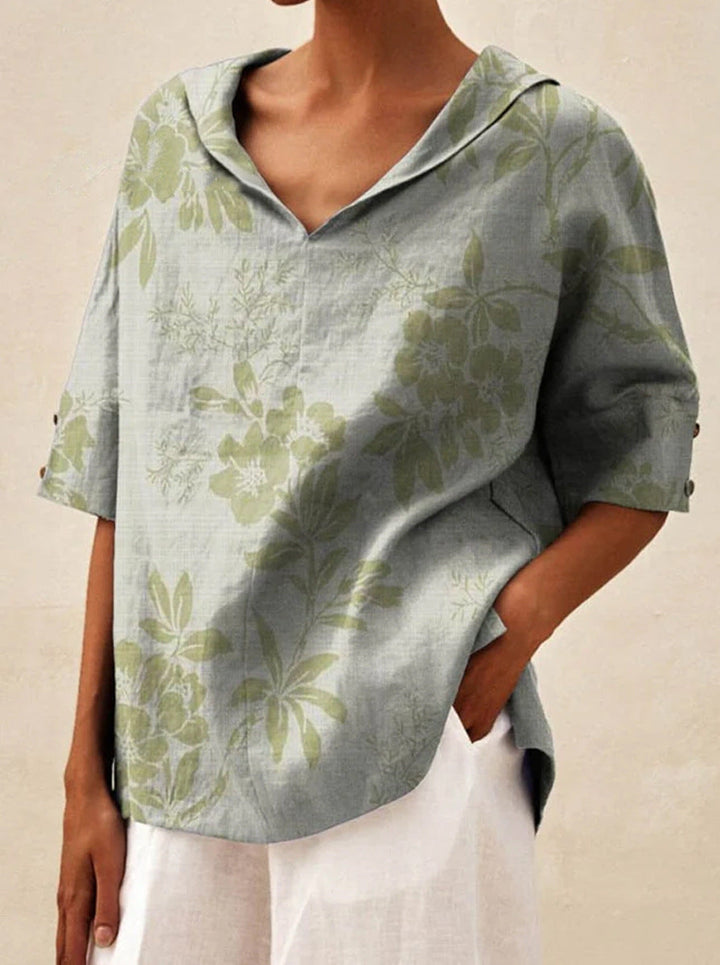 Bettina | Elegant Linen Top