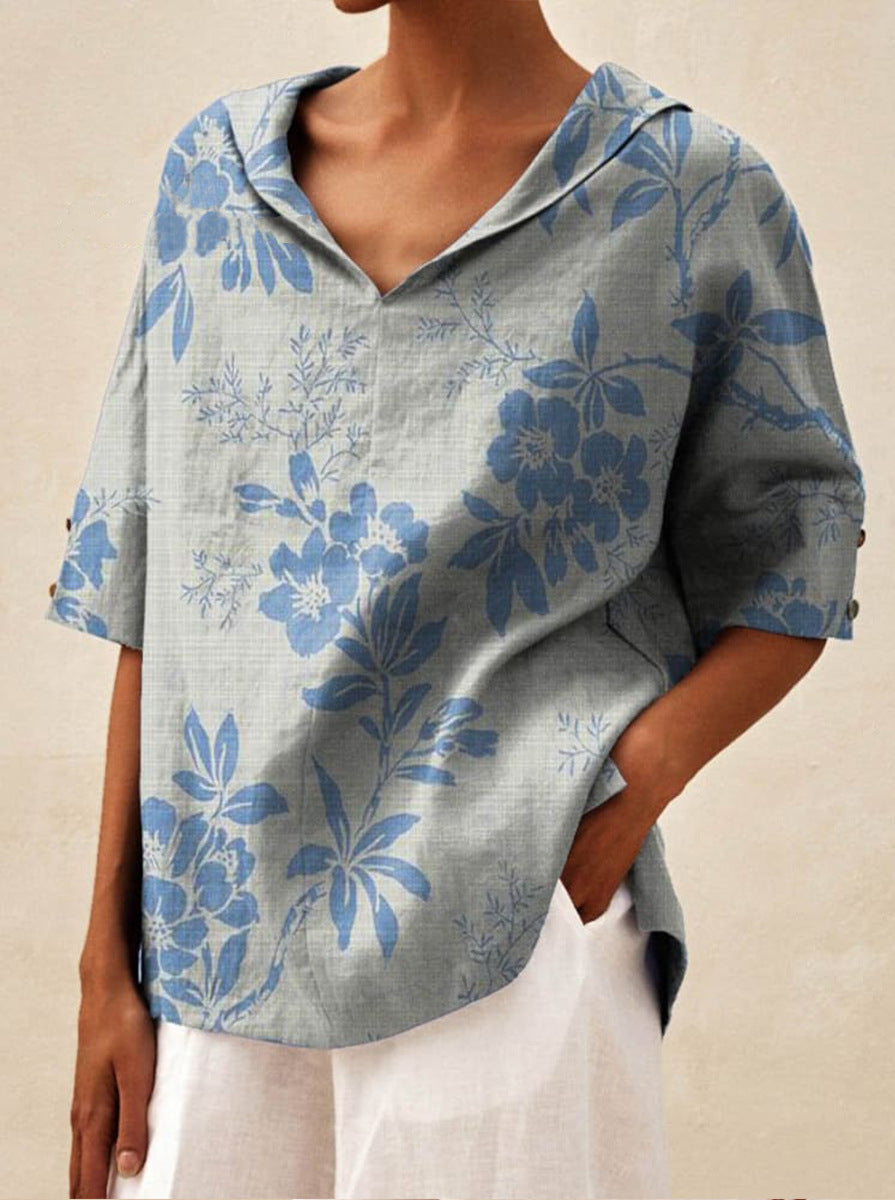 Bettina | Elegant Linen Top