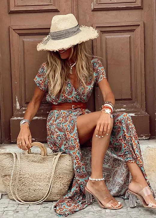 Romy | Chic Bohemian Maxi Dress