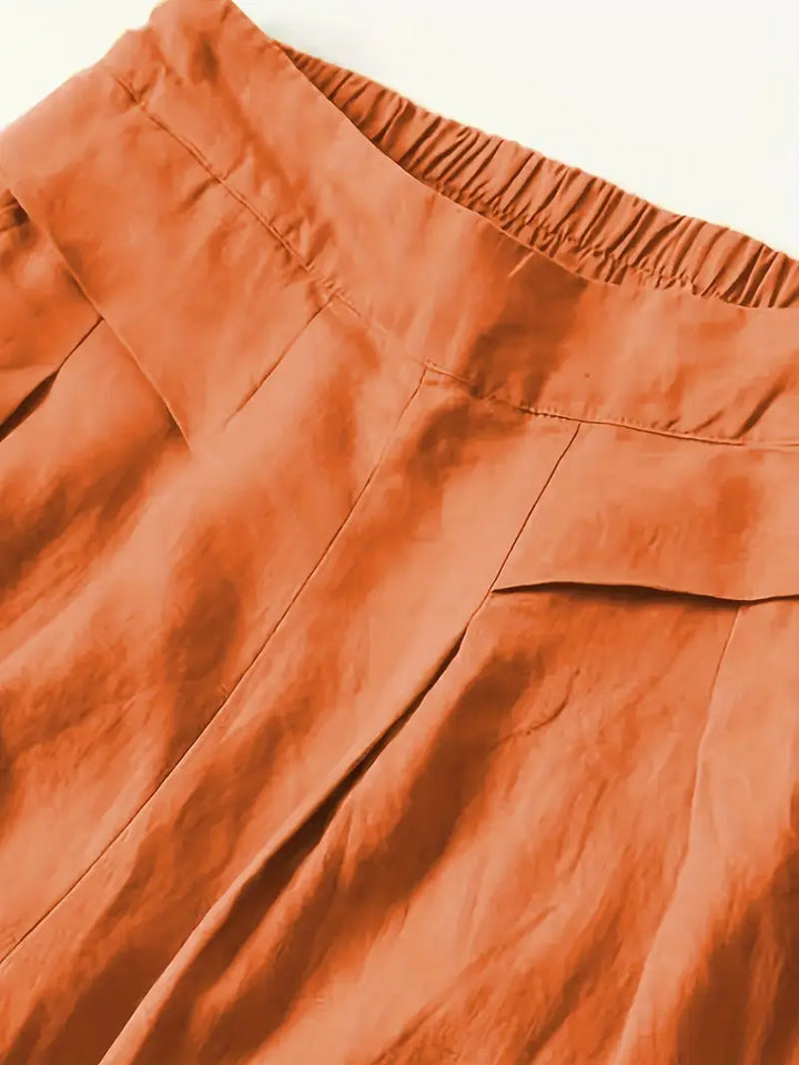 Janelle | Solid Wide Leg Trousers