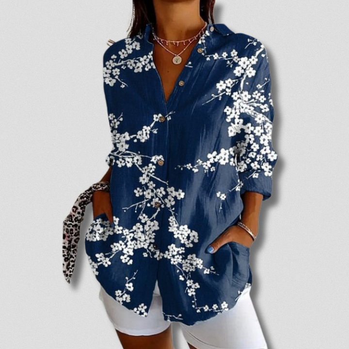 Fanny | Floral Long Sleeve Shirt