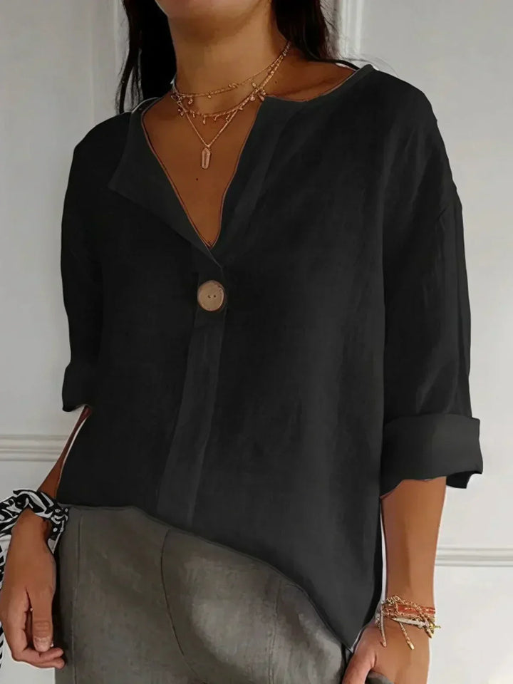Lindsay | V-Neck Casual Blouse
