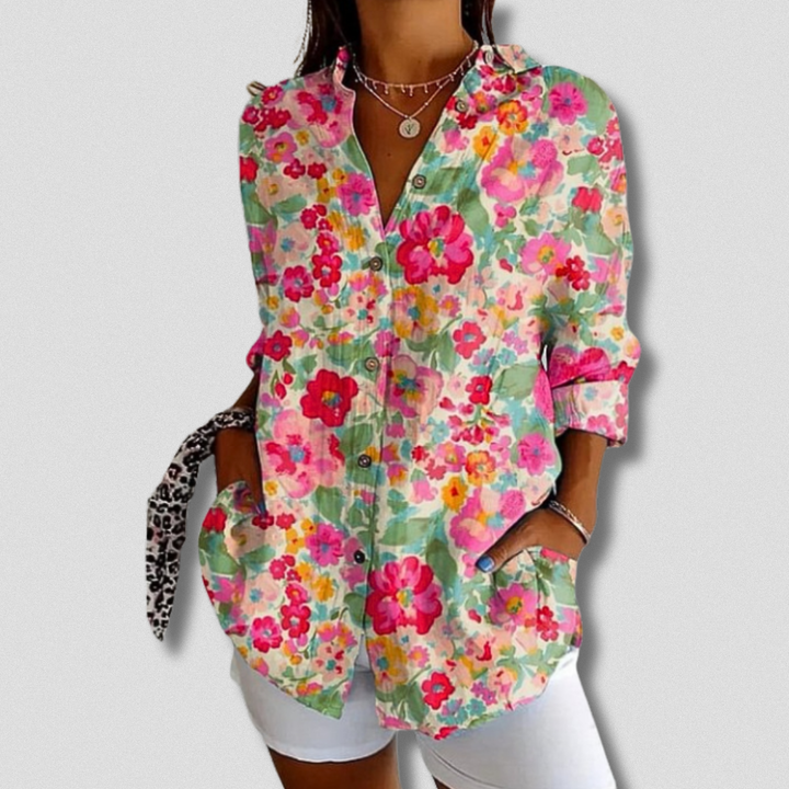 Fanny | Floral Long Sleeve Shirt