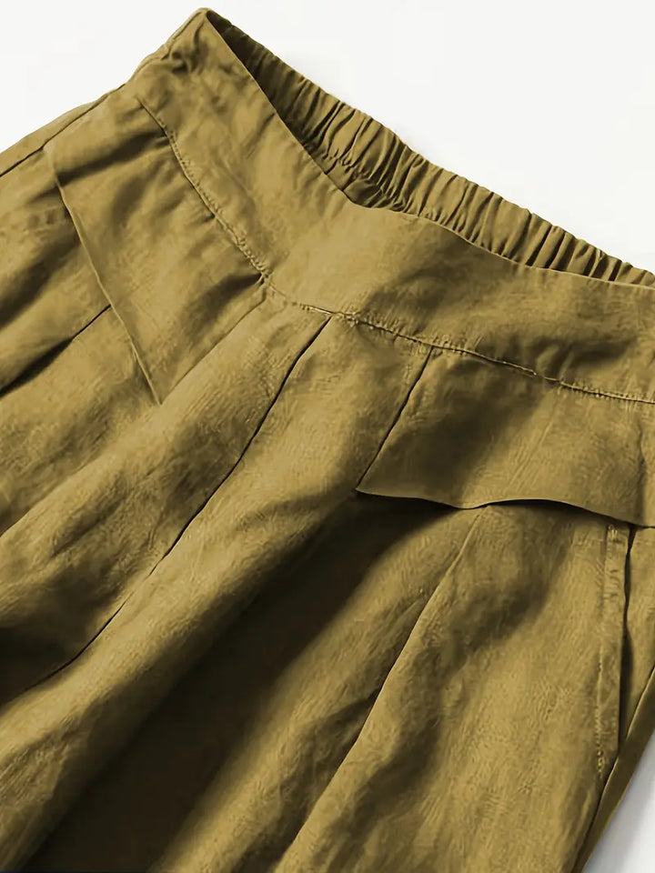 Janelle | Solid Wide Leg Trousers