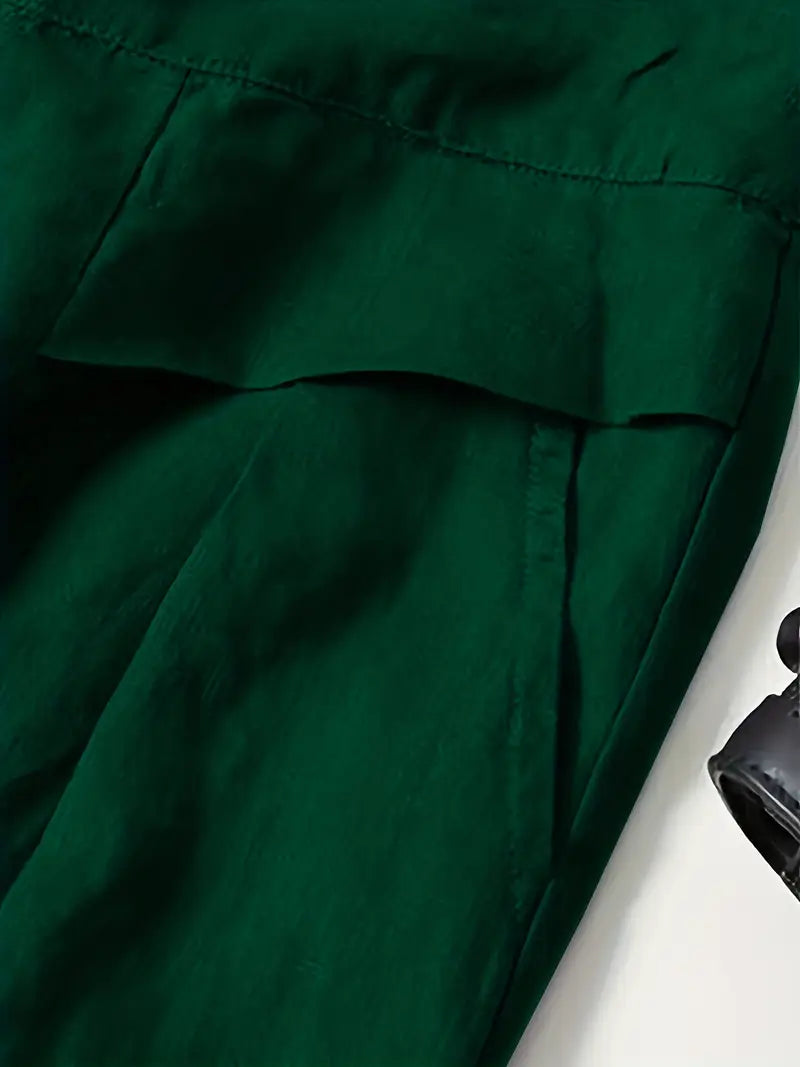 Janelle | Solid Wide Leg Trousers