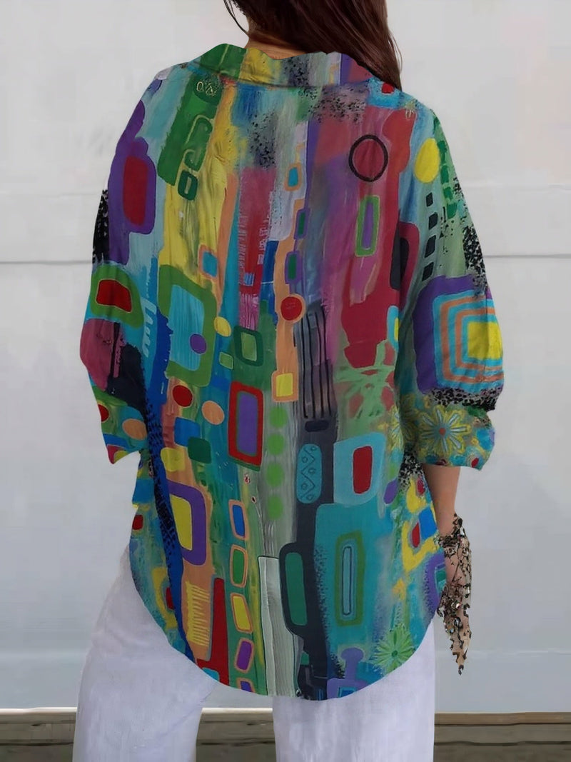 Shane | Trendy Multicoloured Blouse