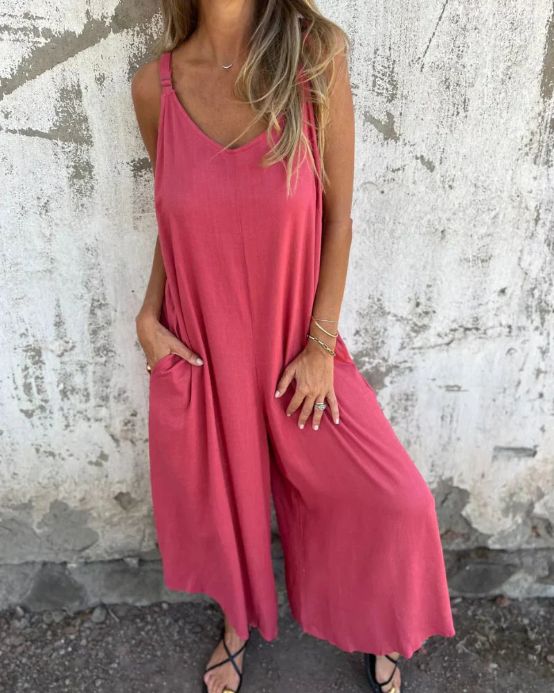 Tara | Chic Solid Jumpsuit