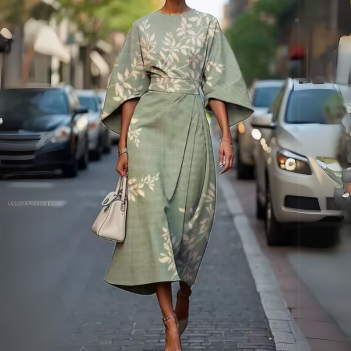Elena | Elastic Waist Long Dress
