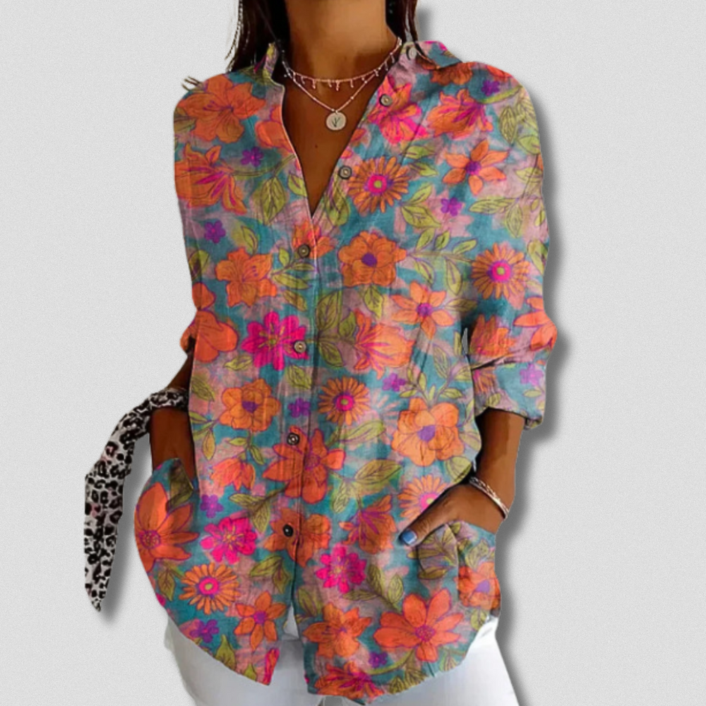 Fanny | Floral Long Sleeve Shirt