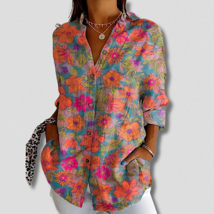 Fanny | Floral Long Sleeve Shirt