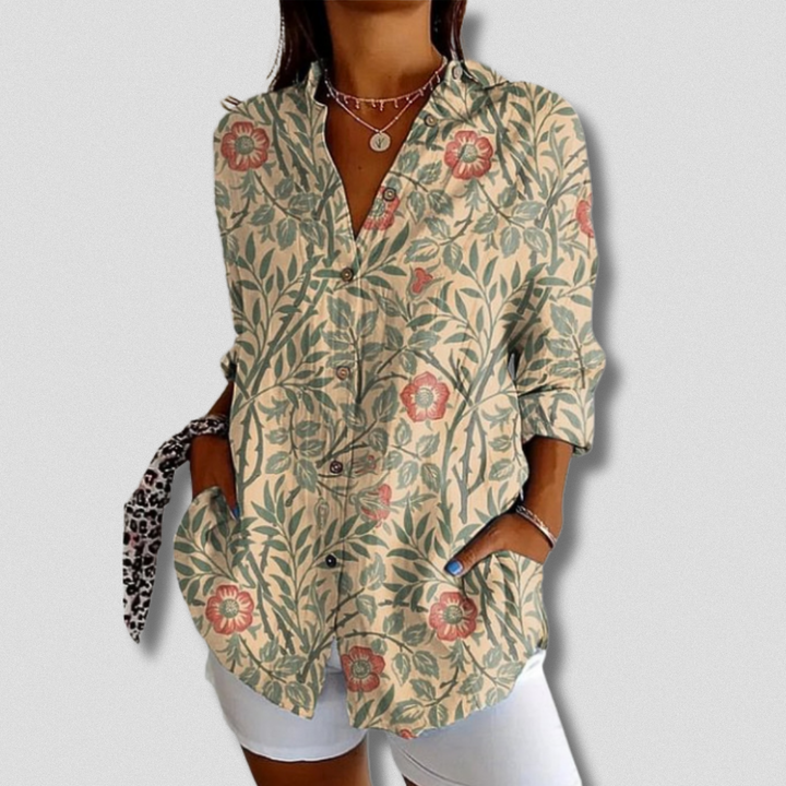 Fanny | Floral Long Sleeve Shirt