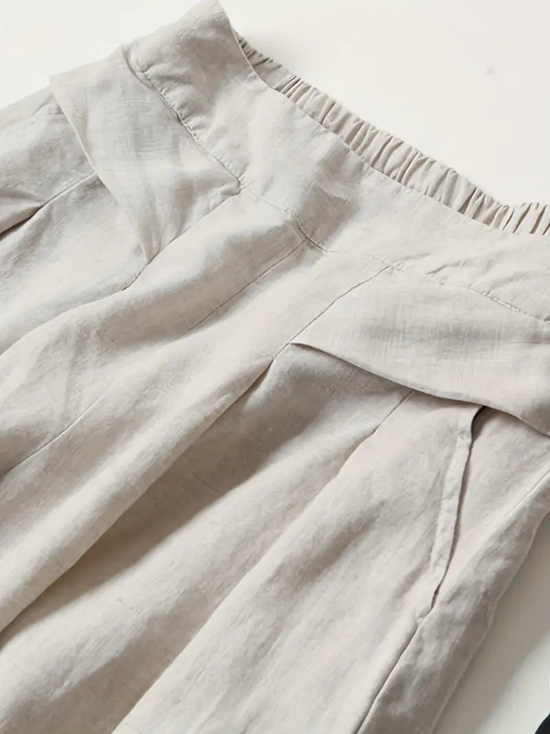 Janelle | Solid Wide Leg Trousers