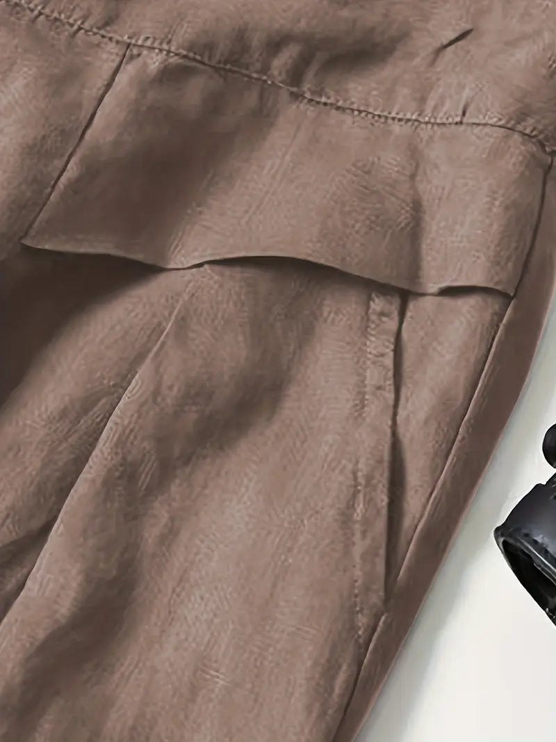 Janelle | Solid Wide Leg Trousers