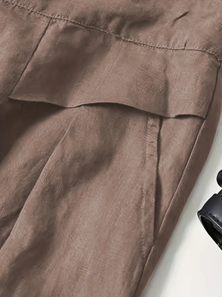 Janelle | Solid Wide Leg Trousers