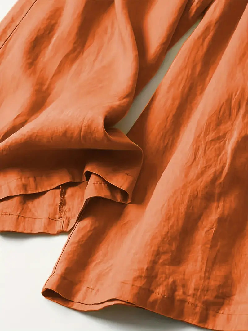 Janelle | Solid Wide Leg Trousers