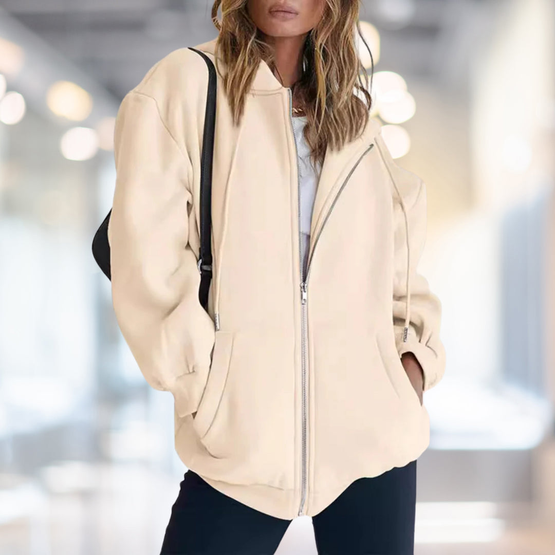 Amelia | Relaxed Zip Hoodie Jacket