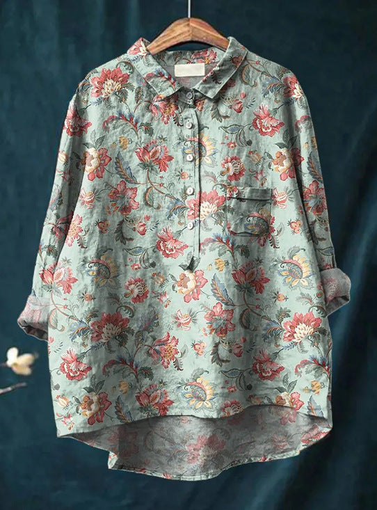 Rhea | Floral Comfort Blouse