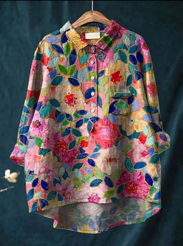 Rhea | Floral Comfort Blouse