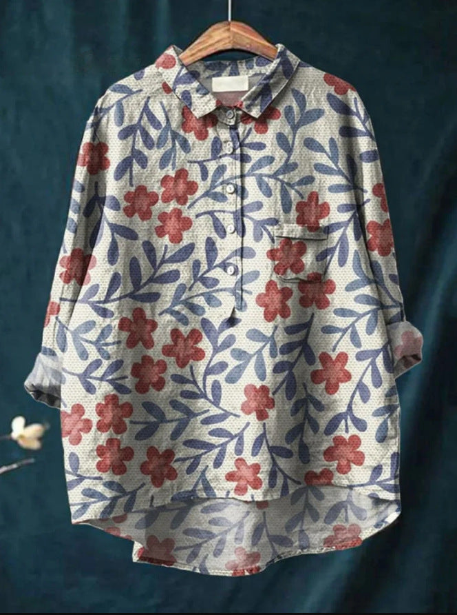 Rhea | Floral Comfort Blouse