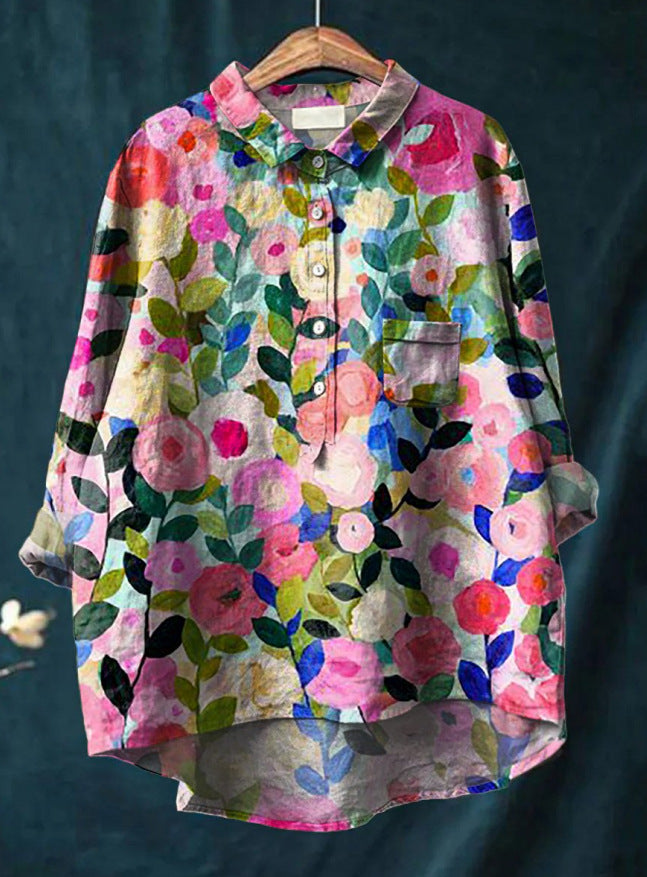 Rhea | Floral Comfort Blouse