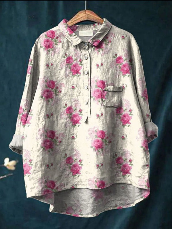 Rhea | Floral Comfort Blouse