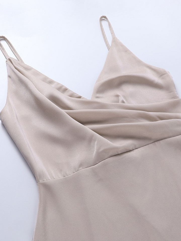 Victoire - Elegant satin dress