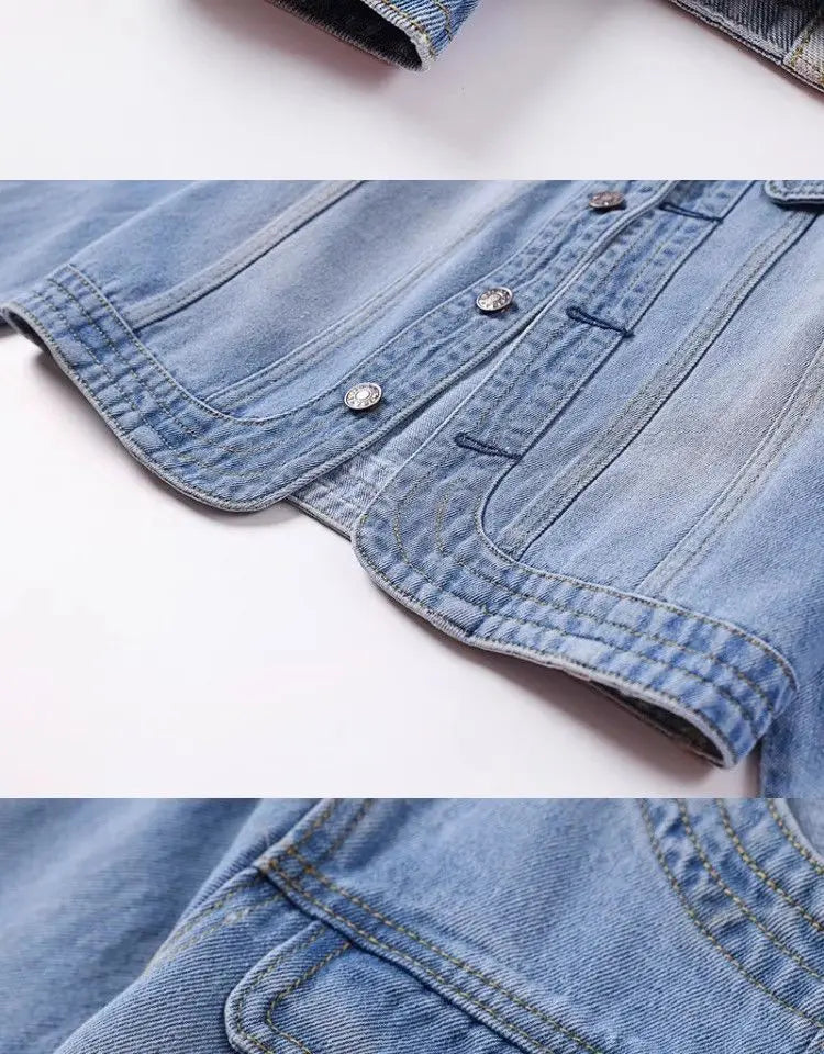 Vanessa | Crop Denim Jacket