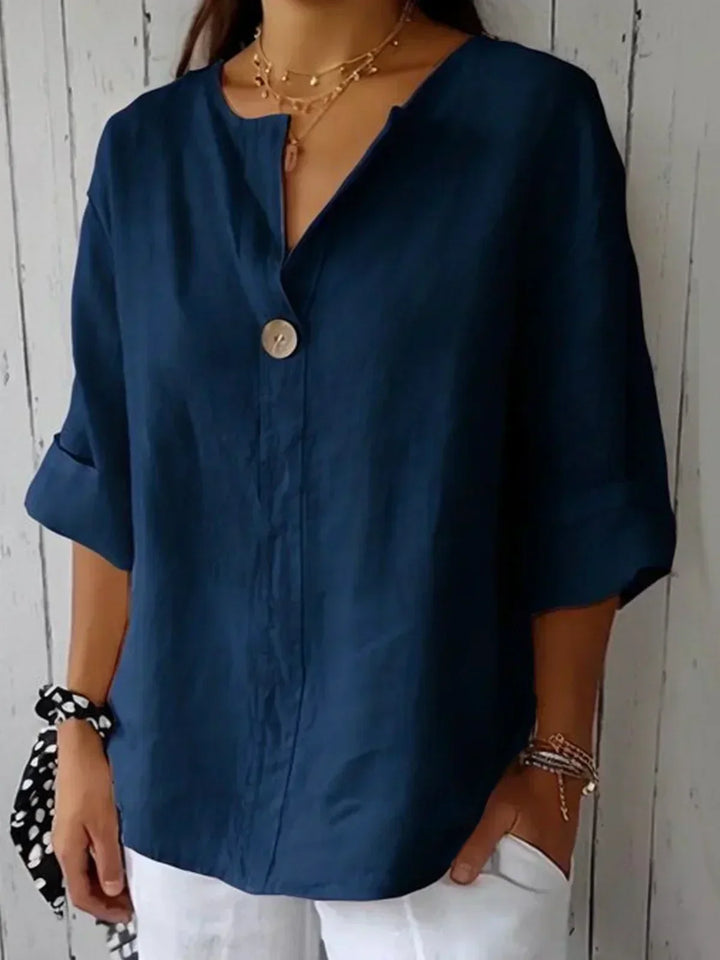 Lindsay | V-Neck Casual Blouse