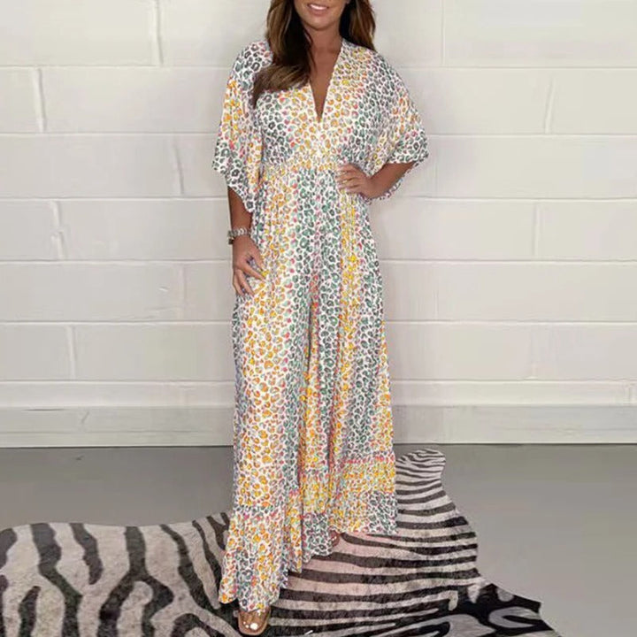 Lea | Chic V-Neck Jumpsuit
