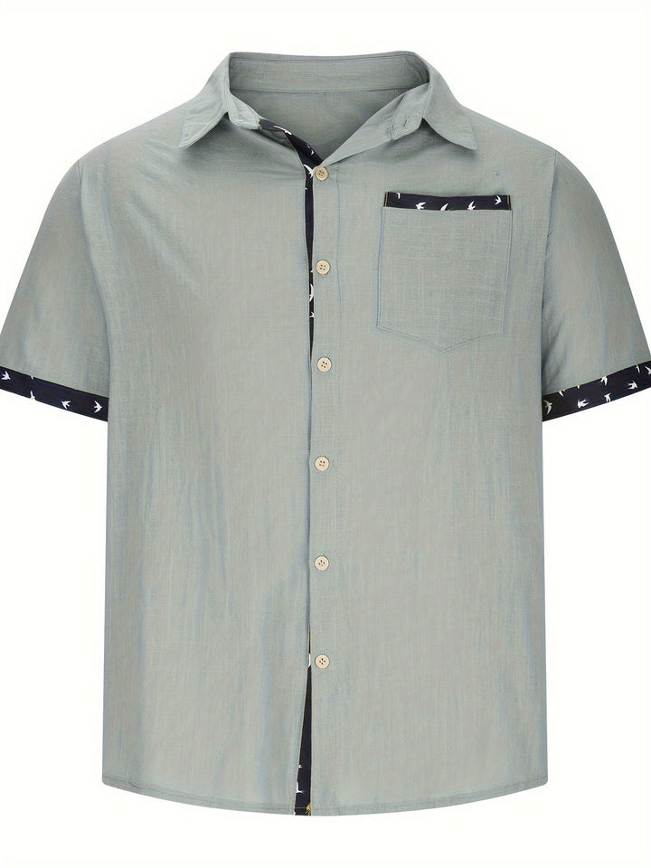 Jake | Contrast Trim Shirt