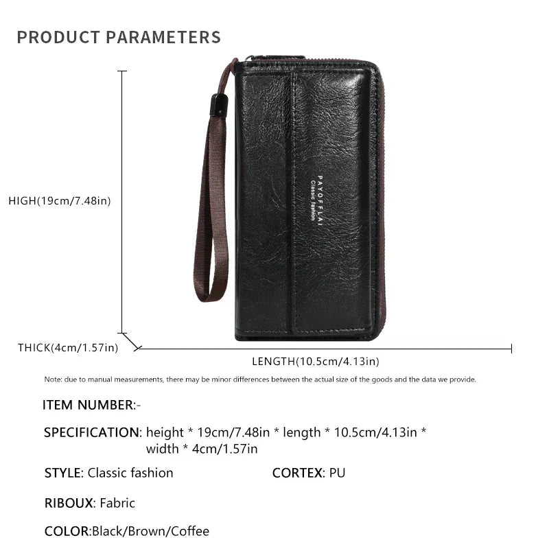 Siena | Zipper Clutch Wallet
