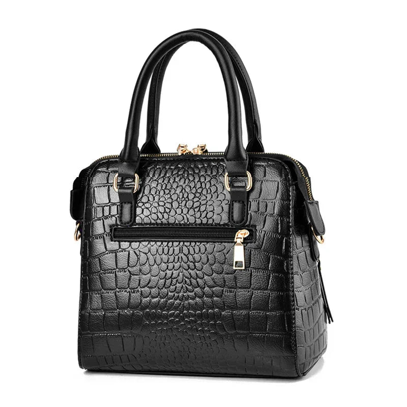 Cynthia | Crocodile-Embossed Bag