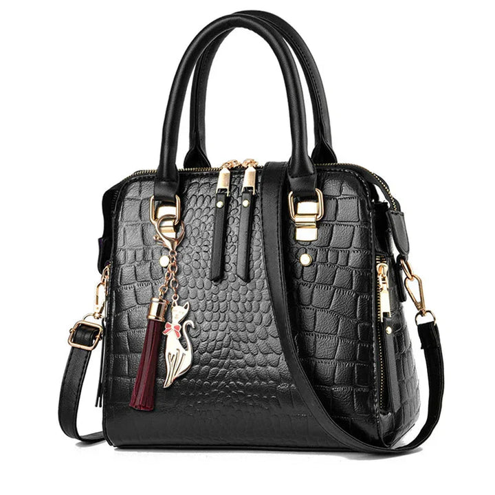 Cynthia | Crocodile-Embossed Bag